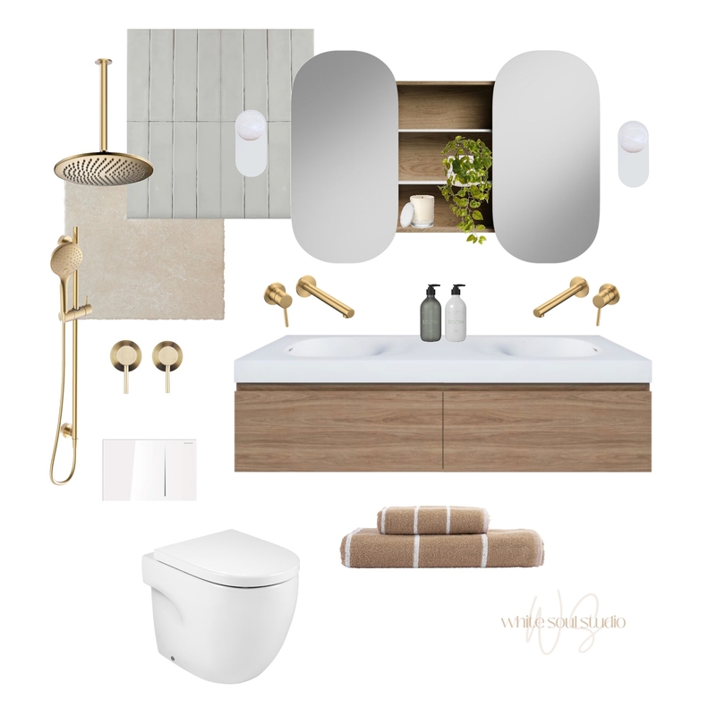 Mood Board - Contemporary modern ensuite Mood Board by Courtney Breen on Style Sourcebook