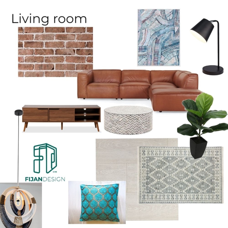 Modern Afro Centric-Living Room v.2 Mood Board by Simz on Style Sourcebook