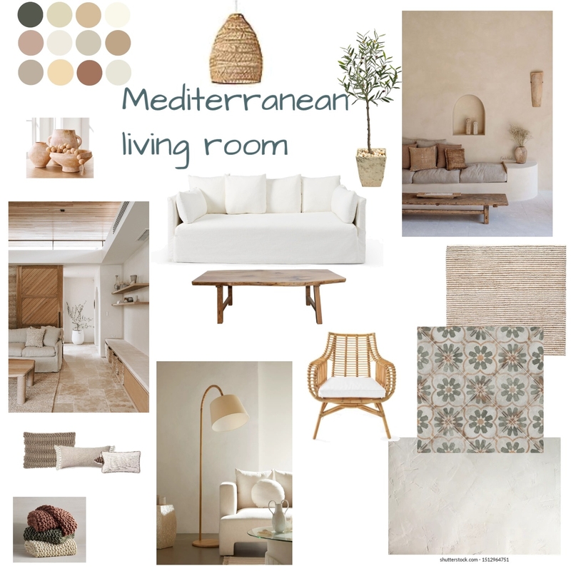 Mediterranean Mood Board Module 3 Mood Board by sseward on Style Sourcebook