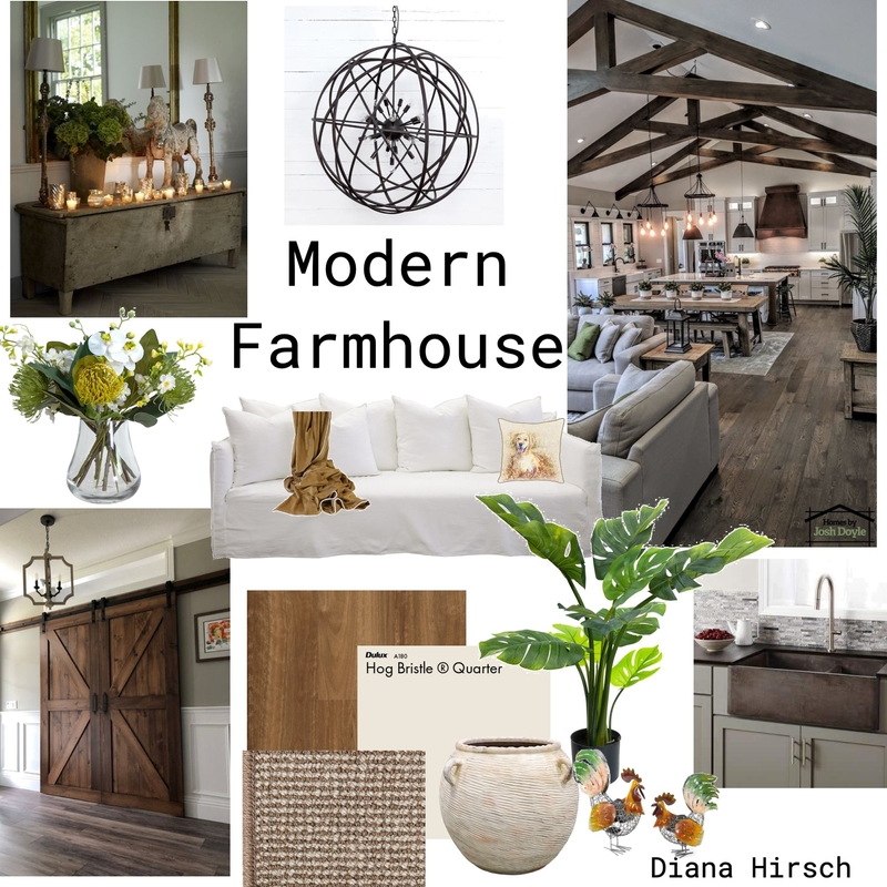 Modern Farmhouse 42723 Mood Board by La Buena Vida Designs on Style Sourcebook