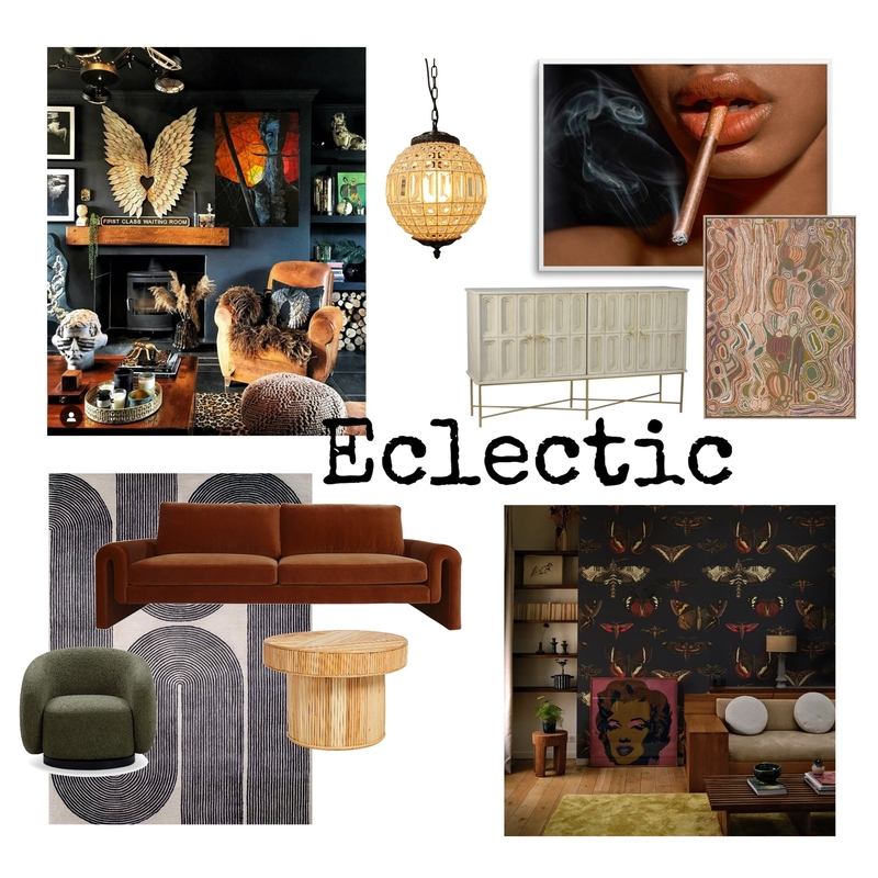 Mood Board 1- Eclectic Mood Board by Arowhead Interiors on Style Sourcebook