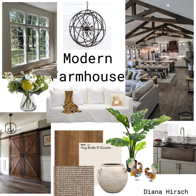 Modern Farmhouse 42723 Mood Board by La Buena Vida Designs on Style Sourcebook