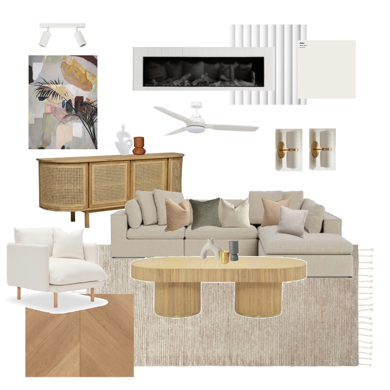 Living Room Sample Board Mood Board by kirbyabley on Style Sourcebook