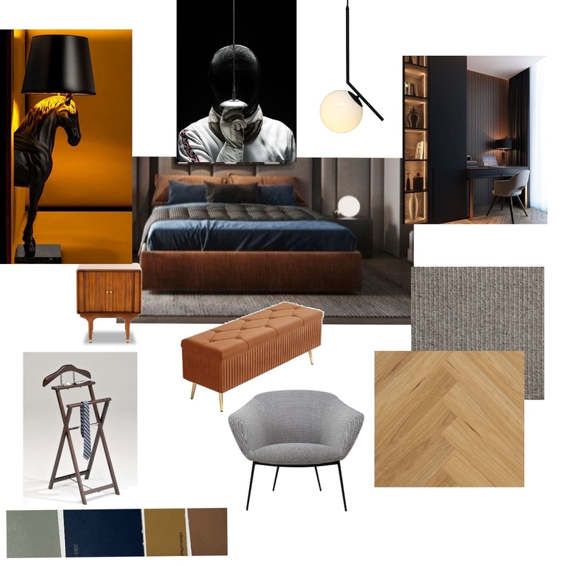 спальня для мужчины Mood Board by Самусенко on Style Sourcebook