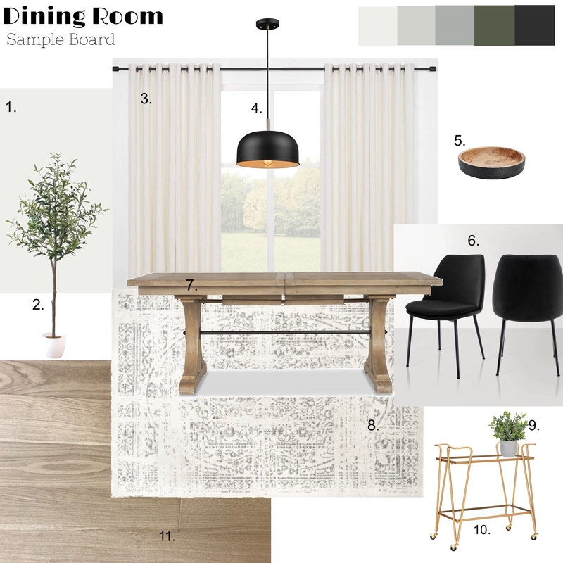 Mod 9 Dining Mood Board by Abeachell on Style Sourcebook