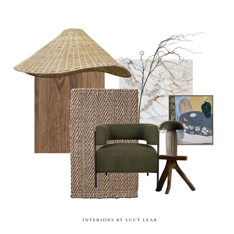Rustic vs Refined Living Mood Board by Lucy Lear Interior Designer on Style Sourcebook