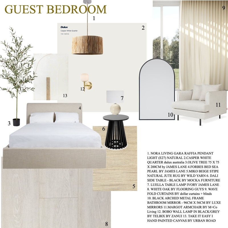 guest bed Mood Board by nooreenmulk1 on Style Sourcebook