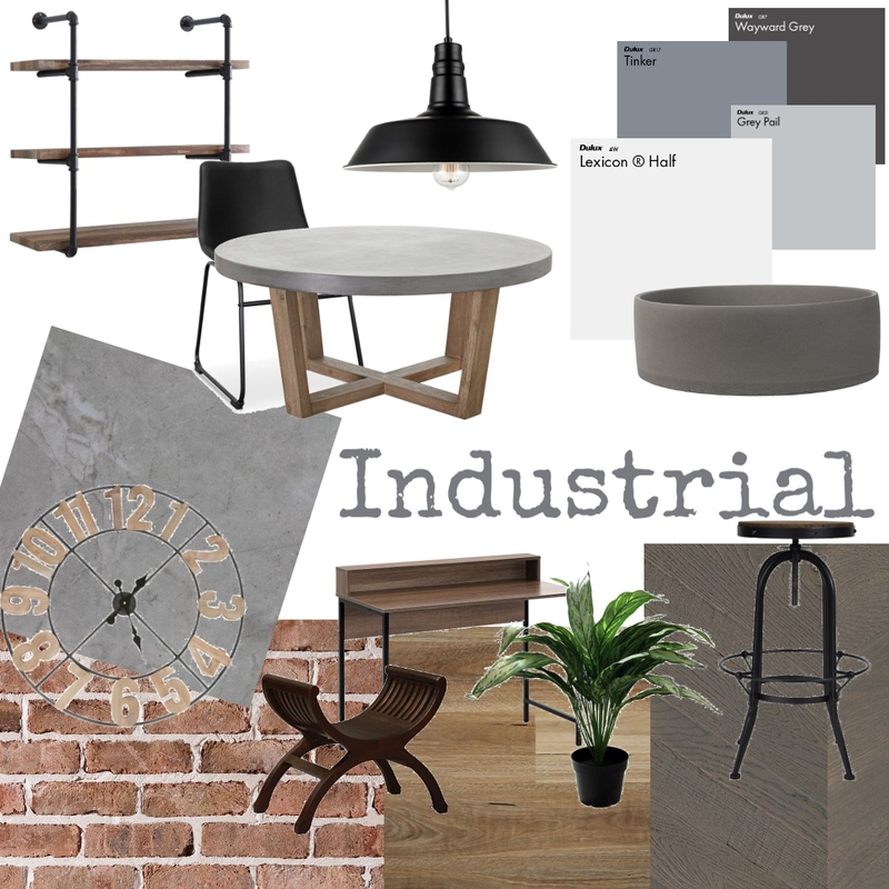 Mood board - Industrial Mood Board by jade150 on Style Sourcebook