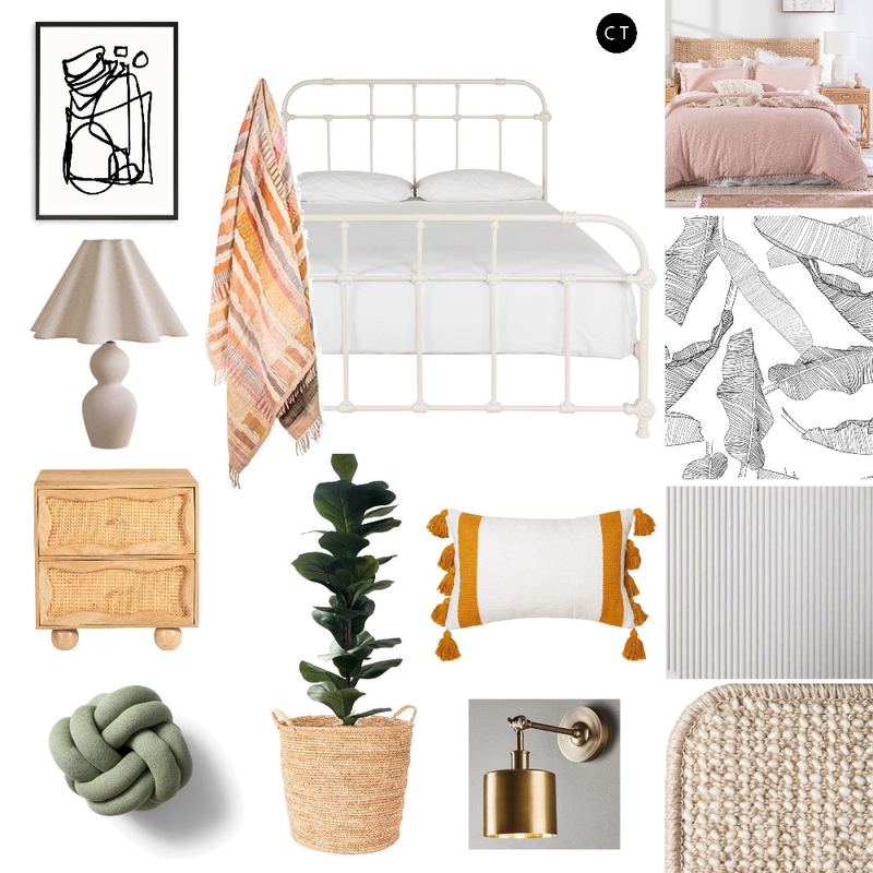 Whimsy Bedroom Mood Board by Carly Thorsen Interior Design on Style Sourcebook