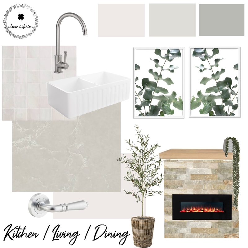 Horseshoe Bend Road Kitchen Living Dining Mood Board by CloverInteriors on Style Sourcebook