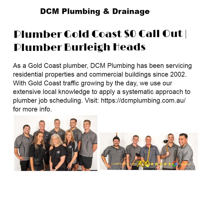 Plumber Gold Coast $0 Call Out | Plumber Burleigh Heads Mood Board by DCM Plumbing & Drainage on Style Sourcebook