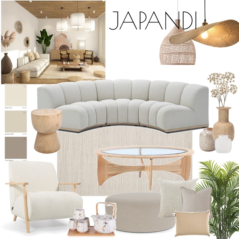 JAPANDI Mood Board by TiffLangfelder on Style Sourcebook