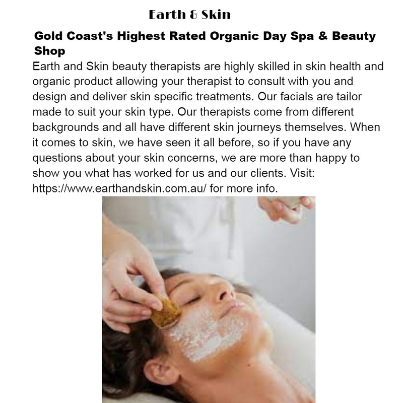 Gold Coast's Highest Rated Organic Day Spa & Beauty Shop Mood Board by Earth & Skin on Style Sourcebook