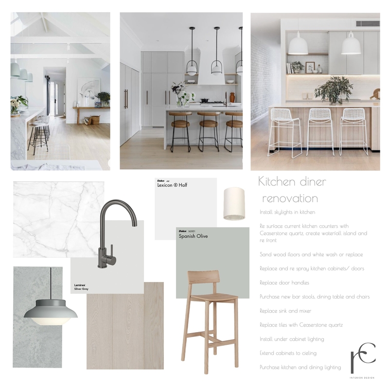 Skennars Head kitchen diner Mood Board by Interior Design Rhianne on Style Sourcebook