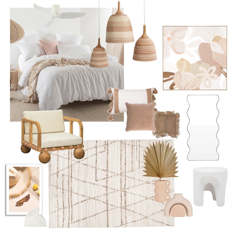 room 1 nude Mood Board by Deslandes on Style Sourcebook