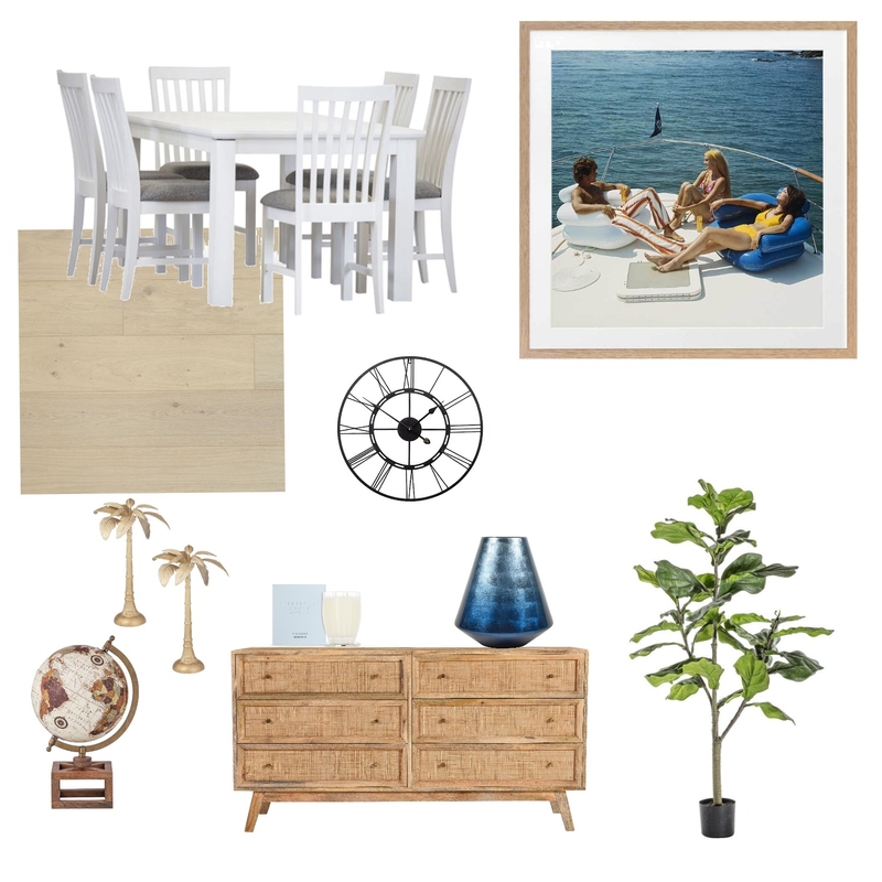 Hamptons Dining Mood Board by hayleyponchard on Style Sourcebook