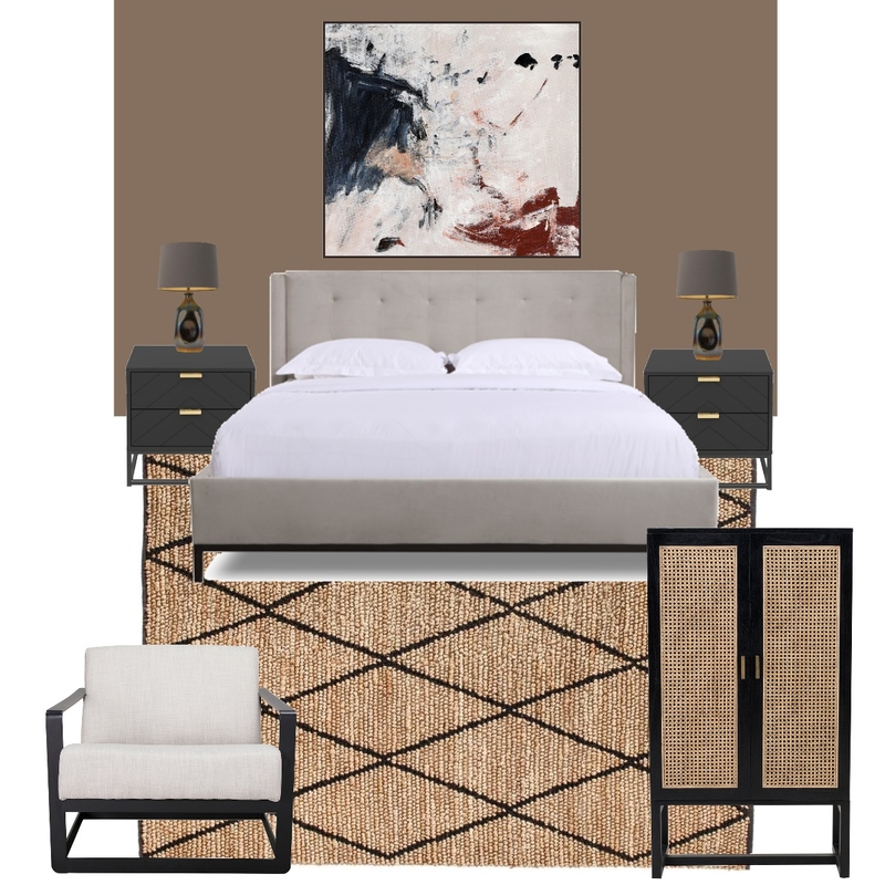 contemporary earthy bedroom Mood Board by Suite.Minded on Style Sourcebook