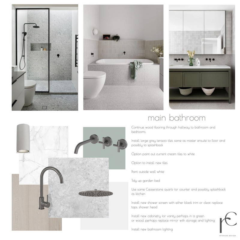 Skennars Head bathroom Mood Board by Interior Design Rhianne on Style Sourcebook