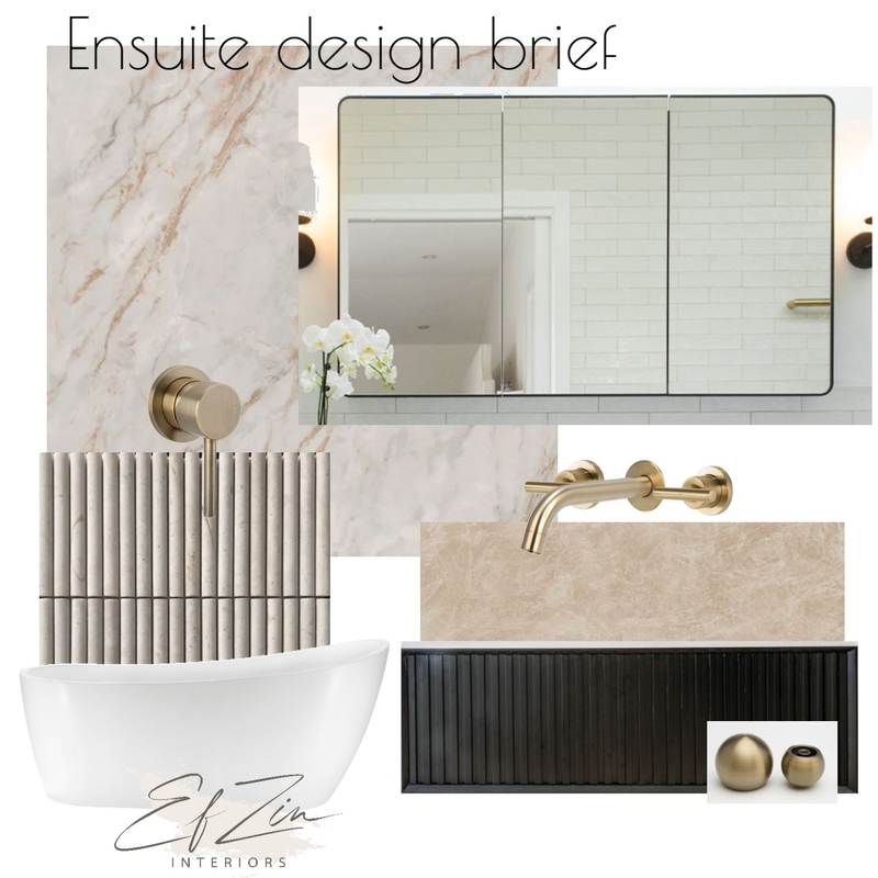7 Gray st - Ensuite Design Mood Board by EF ZIN Interiors on Style Sourcebook