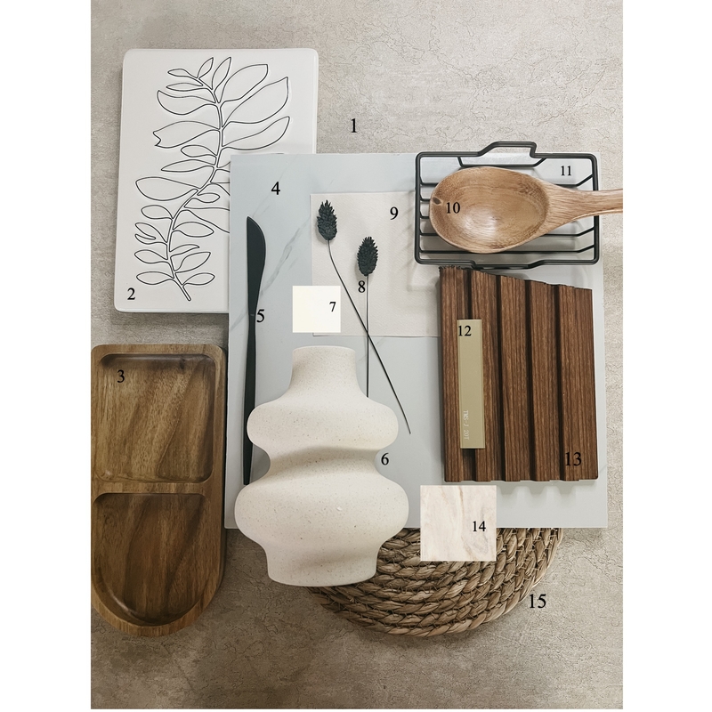 kitchen material board 2 Mood Board by charlotte power on Style Sourcebook