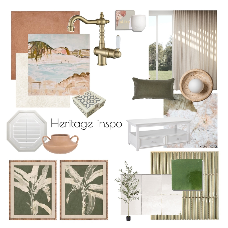 Heritage style Inspo Mood Board by Elizabeth G Interiors on Style Sourcebook