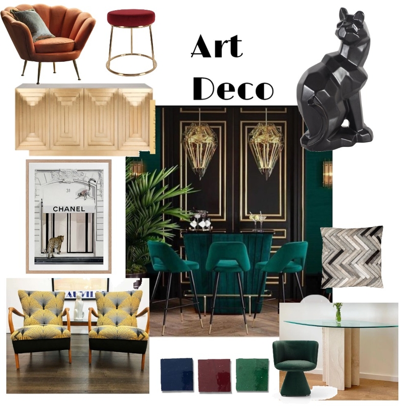 Art Deco Mood Board by Tammy on Style Sourcebook