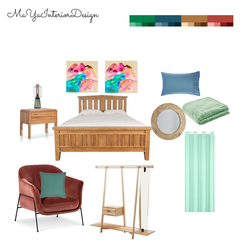 Bedroom Mood Board by MaYaInteriorDesign on Style Sourcebook
