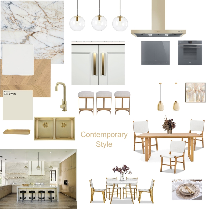 Contemporary Style Mood Board by JacquelynRichmond on Style Sourcebook