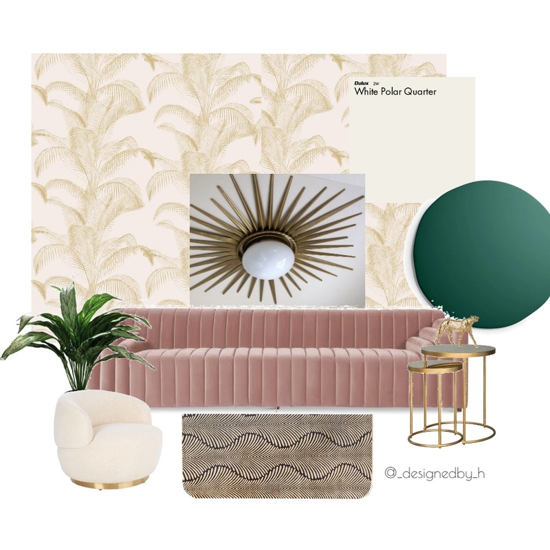 Art Deco Living Room Mood Board by Designed By H on Style Sourcebook