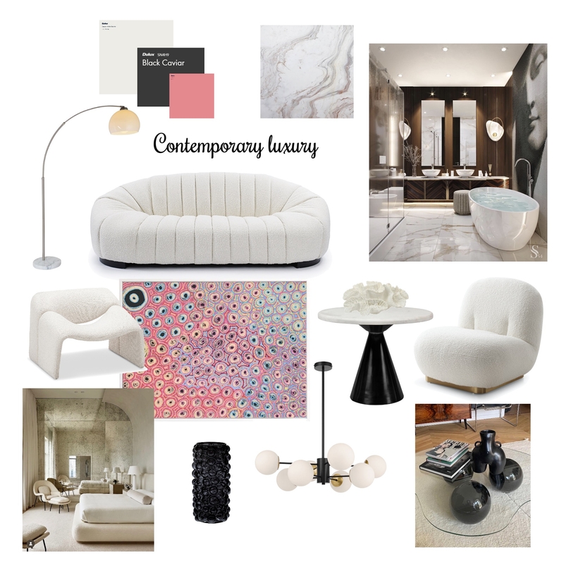 Contemporary luxury mood board Mood Board by Kao Ona on Style Sourcebook