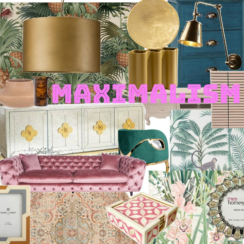 Maximalism Mood Board by Interiors_by_Cherie on Style Sourcebook
