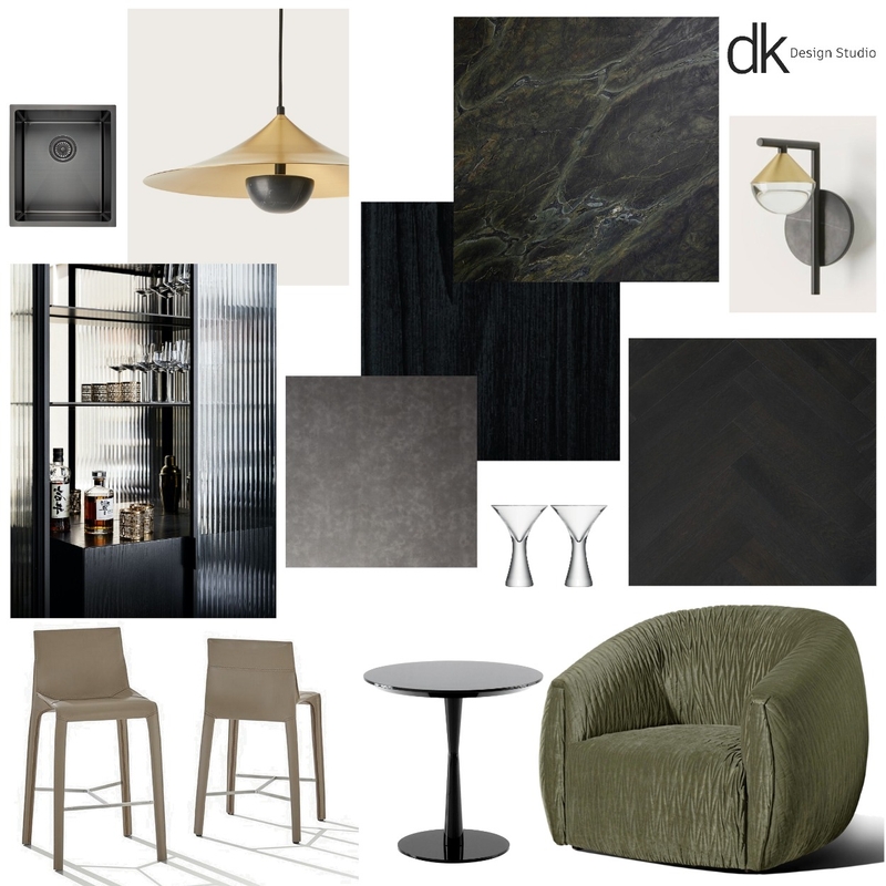Bar Room Mood Board by DKD on Style Sourcebook