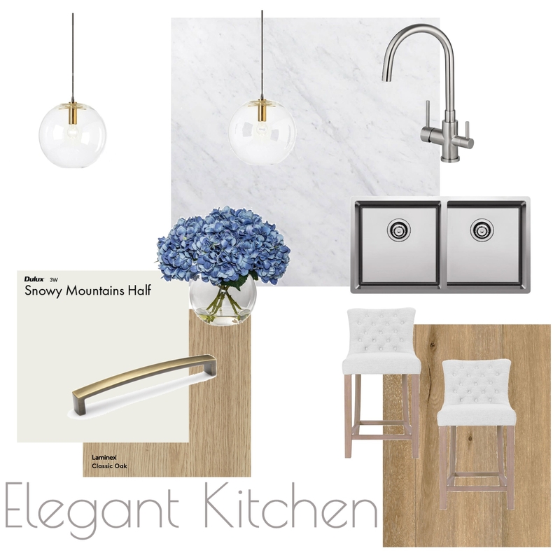 Elegant Kitchen Mood Board by darralyn@thecalminterior.com.au on Style Sourcebook