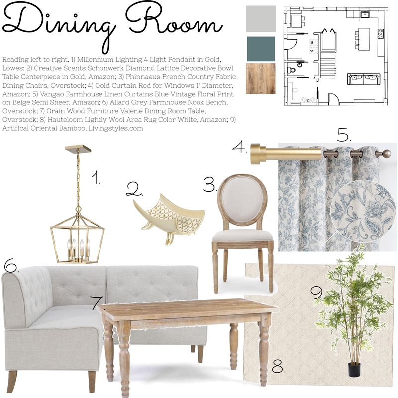 Assignment 9 Dining Room Sample Board Mood Board by Hamilton Interiors on Style Sourcebook