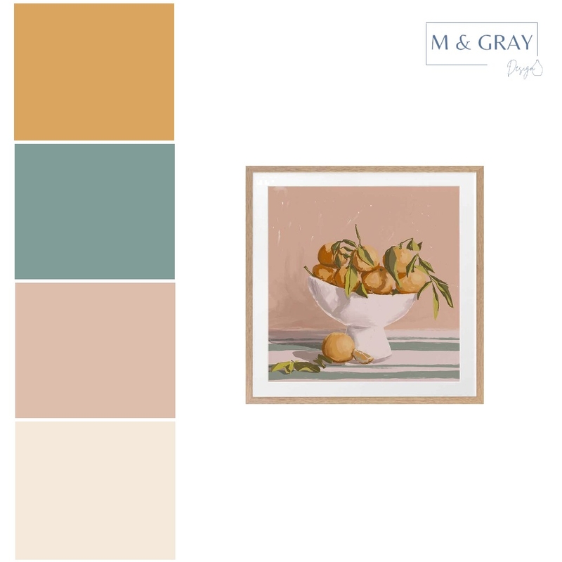 Orange Accented Analogous Mood Board by M & Gray Design on Style Sourcebook