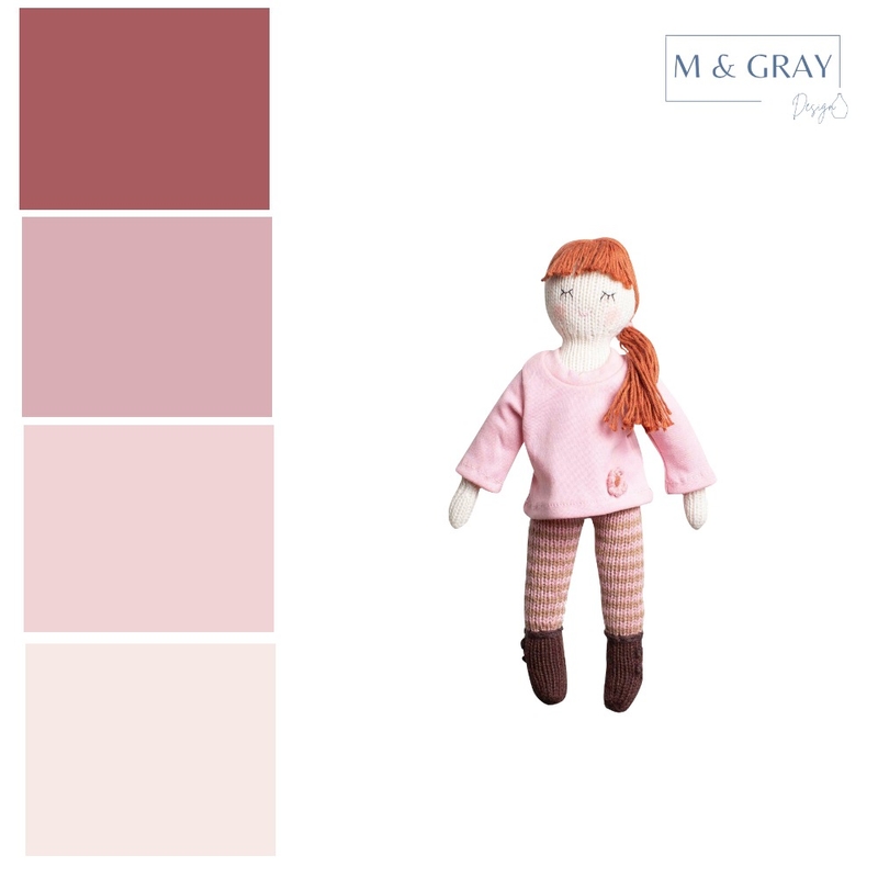 Pink Monochromatic Mood Board by M & Gray Design on Style Sourcebook