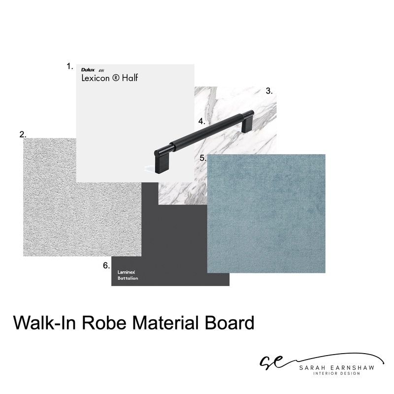 Walk in Wardrobe Mood Board by Sarah Earnshaw Interior Design on Style Sourcebook