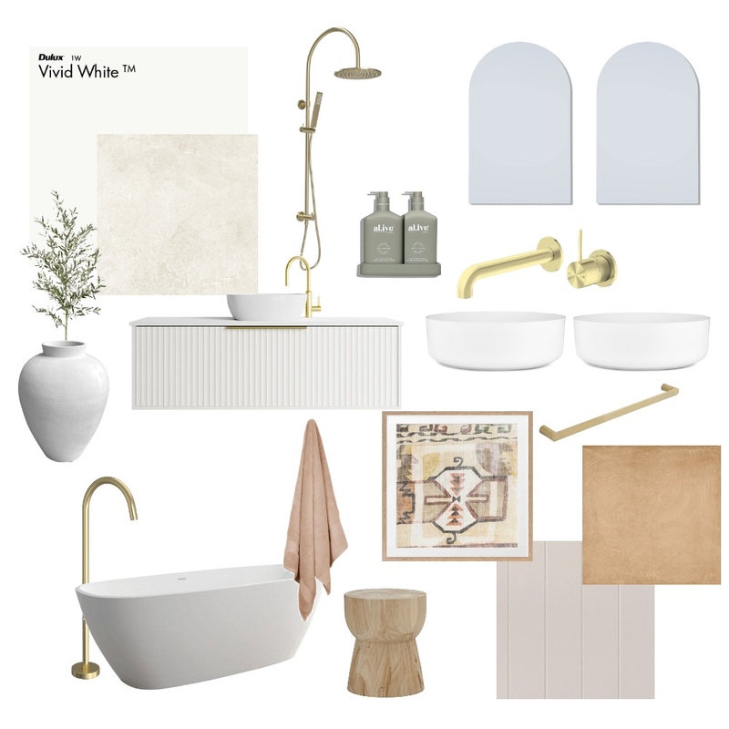 Bathroom inspo Mood Board by courtneys on Style Sourcebook