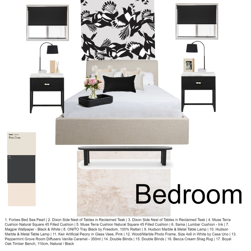 Traditional Bedroom Mood Board by Ideal Design on Style Sourcebook