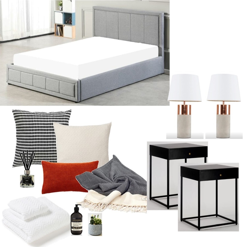 QX 2 bed - bedroom Mood Board by Lovenana on Style Sourcebook