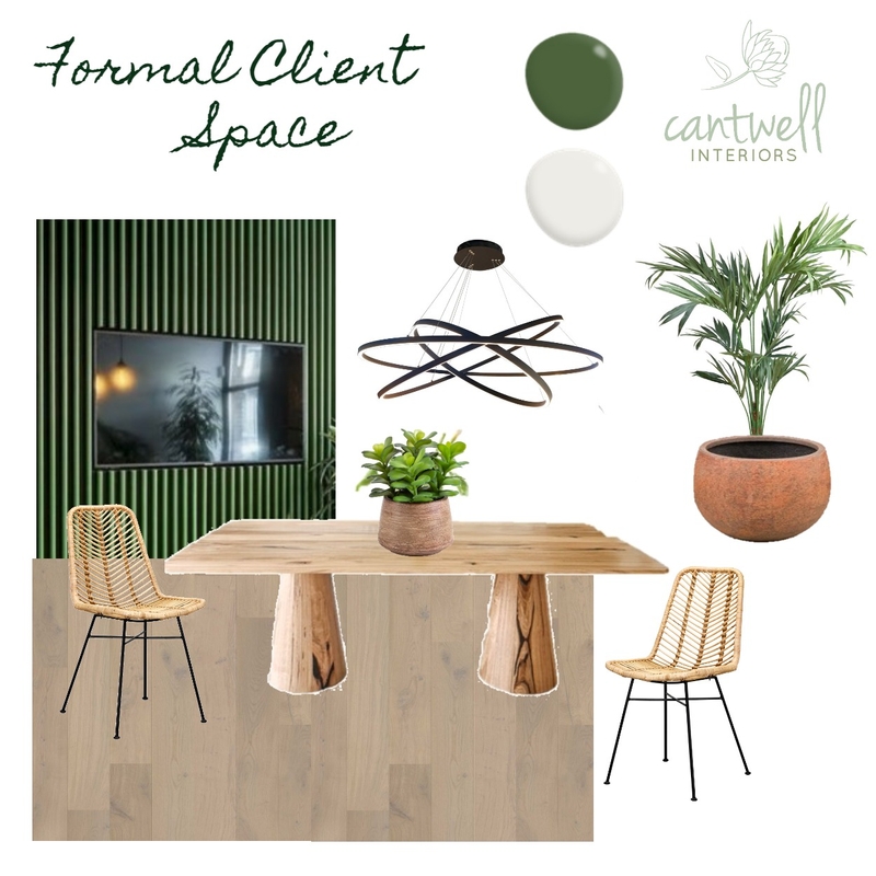 Biophilic client space Mood Board by Cantwell Interiors on Style Sourcebook