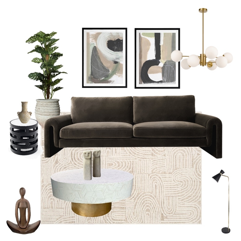 Modern living room Mood Board by My Interior Stylist on Style Sourcebook