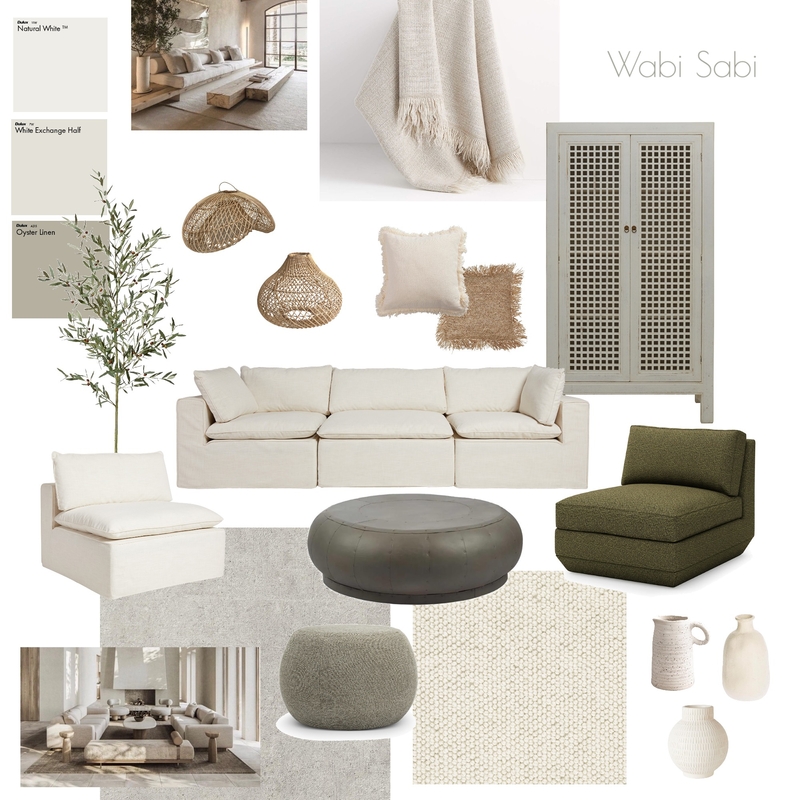 Wabi Sabi Mood Board by eLEM interiors on Style Sourcebook