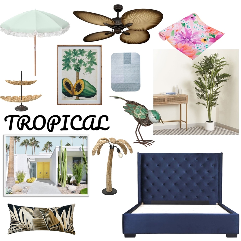 Tropical Mood Board by SoulnessDesign on Style Sourcebook