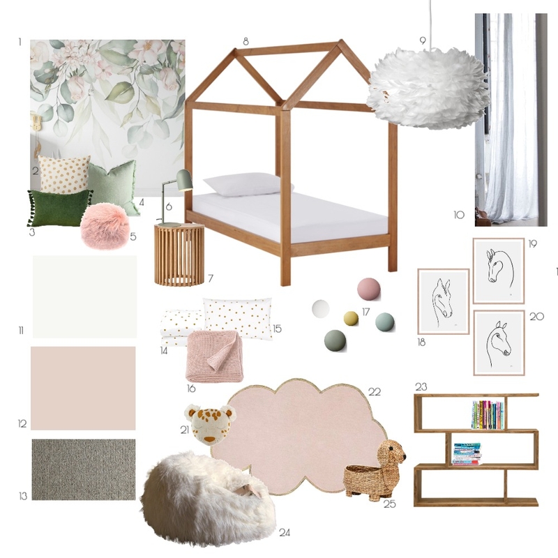 Isabella's Bedroom Mood Board by MDS on Style Sourcebook