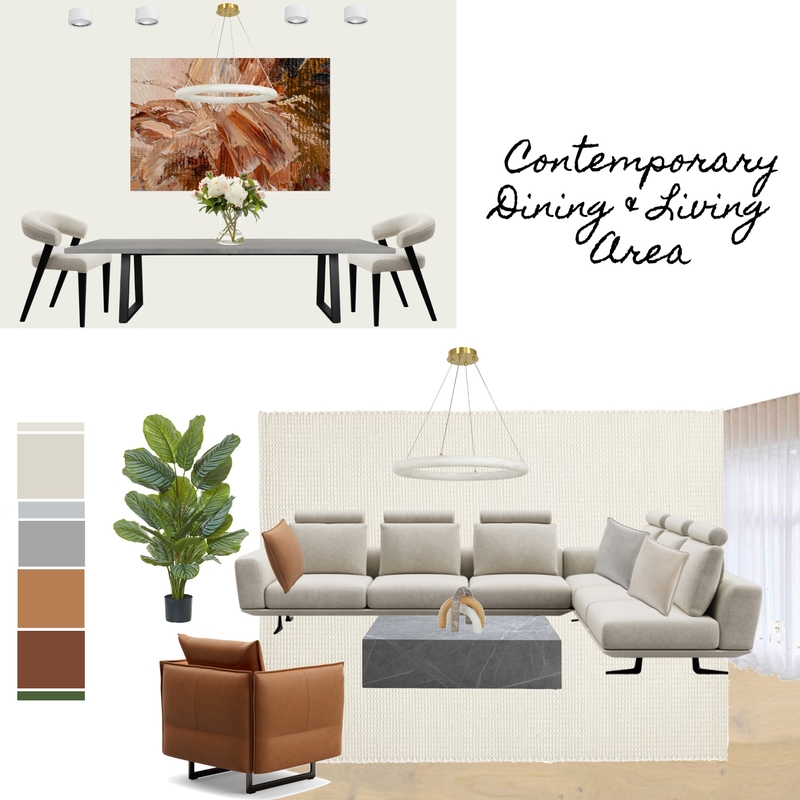 Contemporary Streamline Living & Dining Mood Board by Alana.aragon on Style Sourcebook