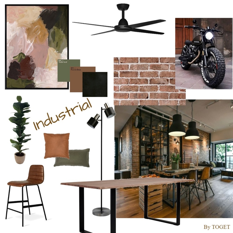 Industrial Mood Board Mood Board by TOGET on Style Sourcebook
