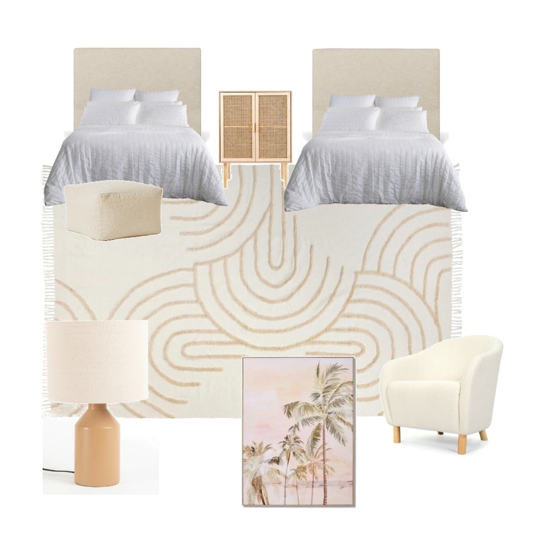 Bedroom 4 TWINNING Mood Board by Insta-Styled on Style Sourcebook