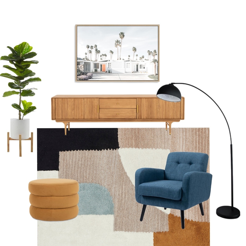 Mid Century Mood Board by Holm & Wood. on Style Sourcebook