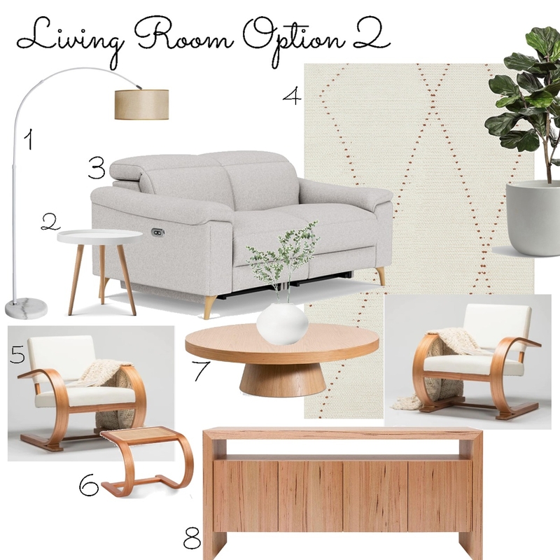 Catherine Living Room Option 2 Mood Board by DesignbyFussy on Style Sourcebook